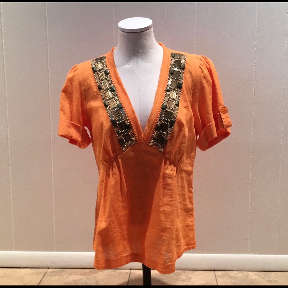 Linen/Cotton blend blouse